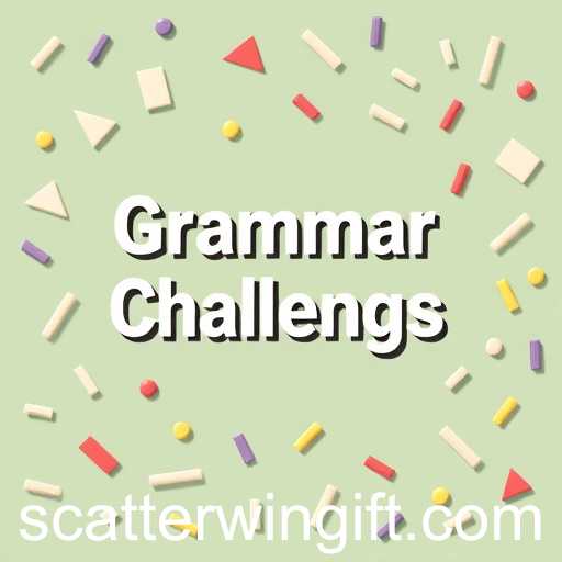Mastering Grammar with Scatterwin: A Fun Challenge